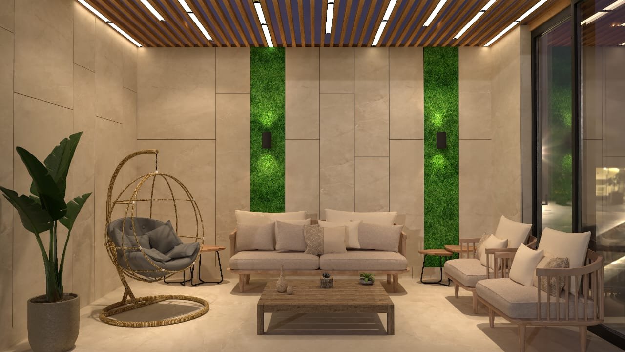 Modern interior detail